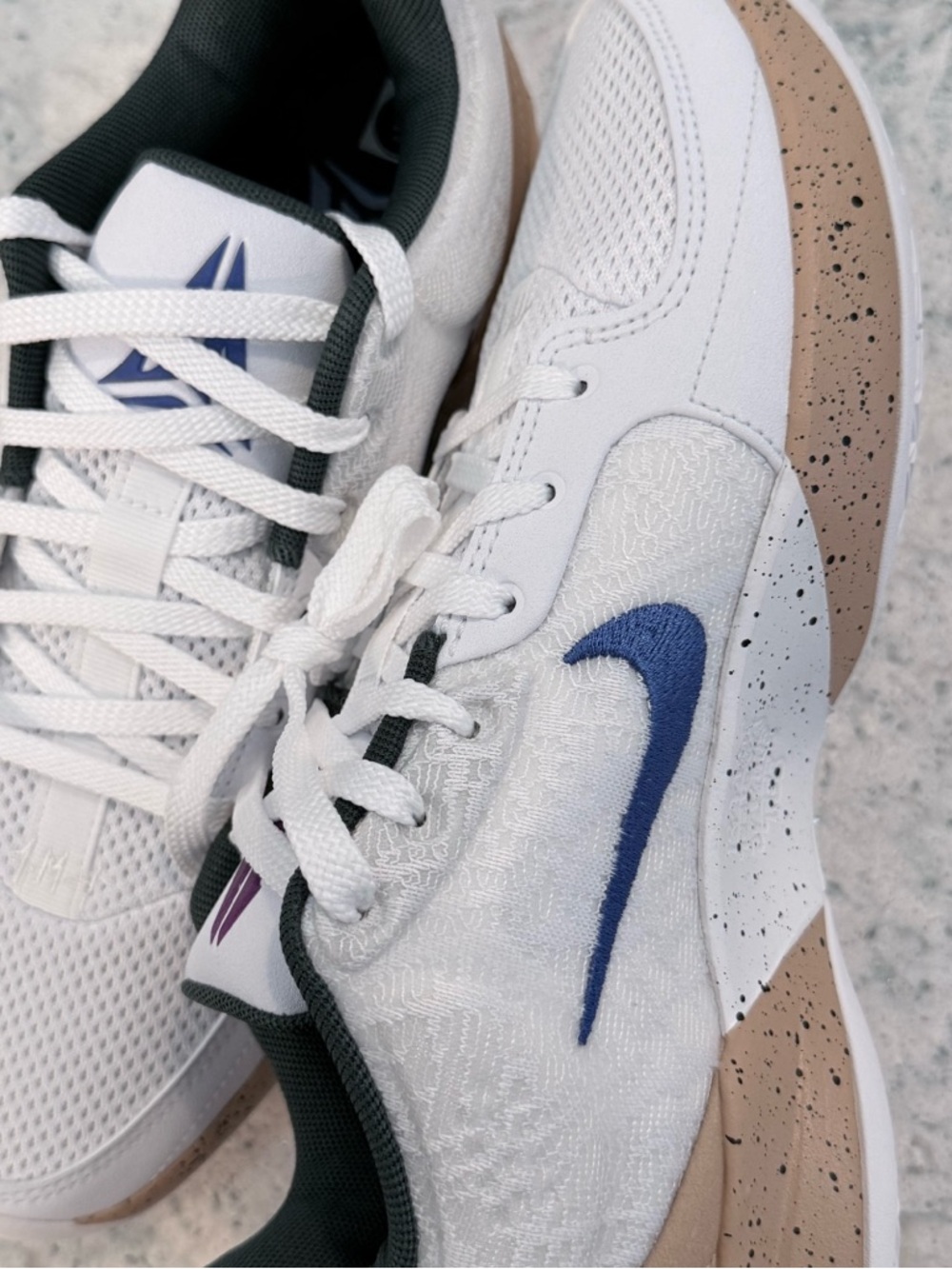 Nike Ja 2 White Astronomy Blue Hemp Men’s 8 Women’s 9.5 NIB Basketball Shoes